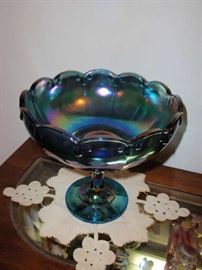 Carnival Glass Comport