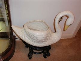 Large Swan Planter