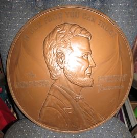 Awesome large advertising menu from the Copper Penny restaurants.