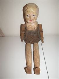 Antique-1919-BABS-HENRY-COLEMAN-DOLLY-WALKER-Composition-Wood-Mesh-Boy-Doll-27