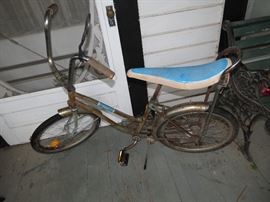 Vintage Banana seat bicycle