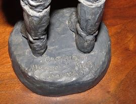 Vintage 1969 Michael Garman Signed Statue