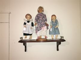 Antique Wooden Dolls