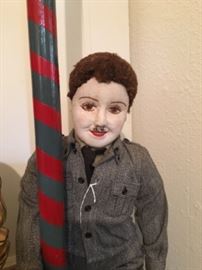 Here is a Vintage Super Handmade Hand Sewn Charlie Chaplin