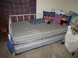 We have several beds with brand new mattresses