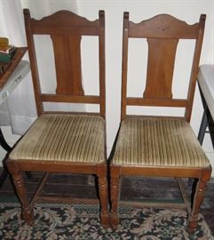 2 of a set of 4 chairs