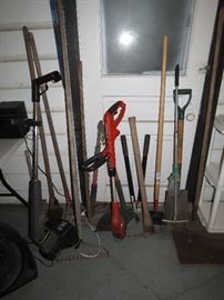 Just a sample of lots of yard tools