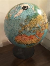 Vintage Lighted Globe