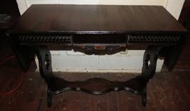 Antique drop leaf table