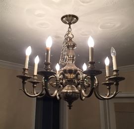 Beautiful brass chandelier
