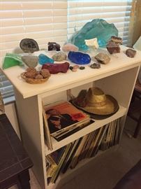 Rock Collection and Record Albums. Many Boxes of Record Albums on the Garage