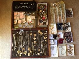 Jewelry Galore.  Mostly inexpensive $1.00 -$8.00