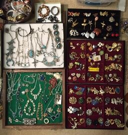 Vintage Jewelry as well as newer pieces.