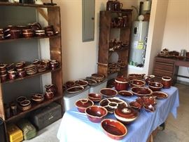 Hull, McCoy Lazy Susan, Cookie Jar, Divided Bowls, Vegetable Bowls, Tureen, Cups & Saucers