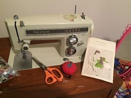 Model 1357 Kenmore Zig Zag Sewing Machine in Cabinet