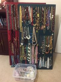 This is some of the necklaces.  We will have Gallon Size Freezer bags filled with 30 and more necklaces.  Bulk Lot Pricing!