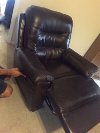 Electric Recliner.  Franklin Furniture Company.  Brown.