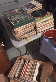 Record Albums.  Lots of them.