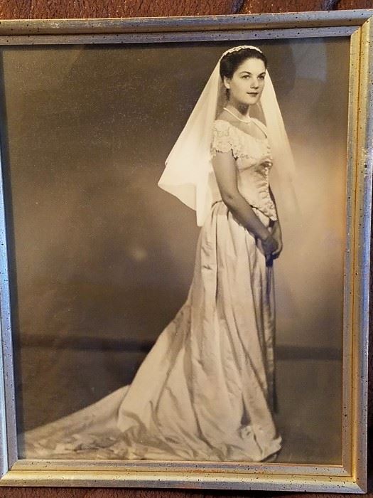 Actual wedding dress (not the picture!) from 1935. Purchased in Santa Barbara, CA