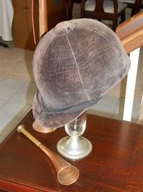 Vintage English riding hat.