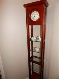 clock display shelf ( clock does work)