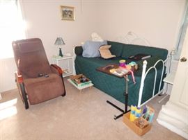 day bed and massage recliner