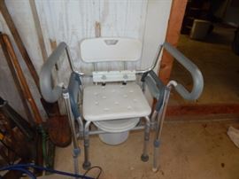 potty chair and shower chair