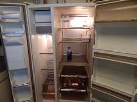 side by side refrigerator