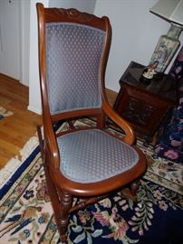 035 Victorian nanny rocker
