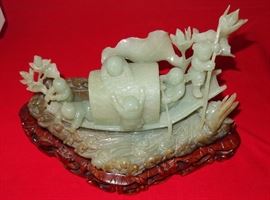 Early 20th C. Chinese jade carving