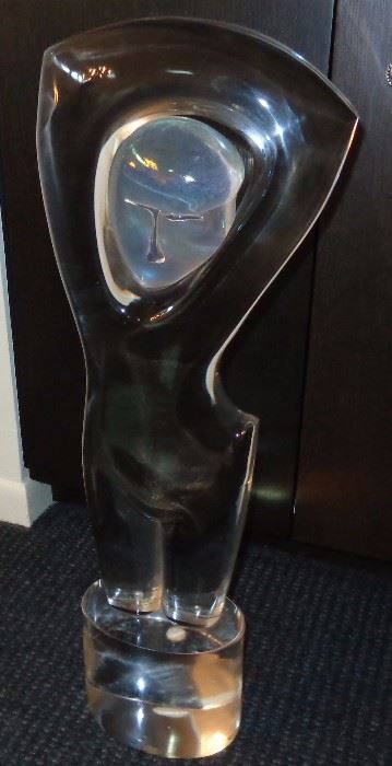 L.Rosin glass sculpture