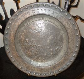 Antique Judaica pewter