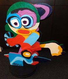 Karel Appel sculpture