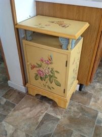 Flowered Cabinet $ 50.00