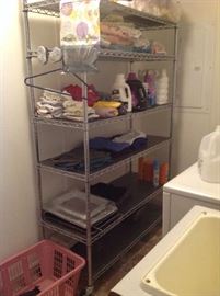 Metal Shelf Unit $ 80.00