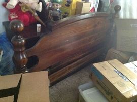 4 Post Bed Frame with Head and Foot Board $ 60.00