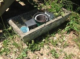 Concrete Box Planter $ 30.00