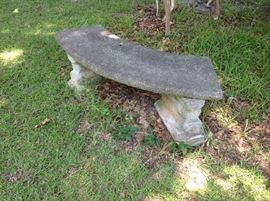 Concrete Bench (3 Available) $ 40.00 each