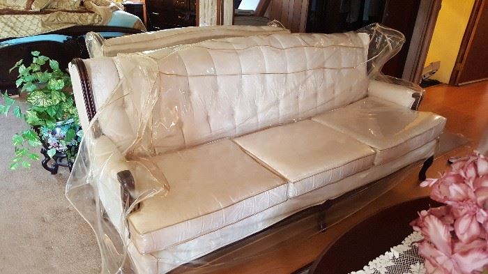 Vintage white sofa