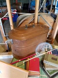 Nice old copper boiler/lid