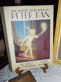 Peter Pan book from 1940. Really good condition! We have about 12 children's books, all from early 1900's.