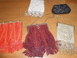 Variety of Evening Bags, early 1900's!