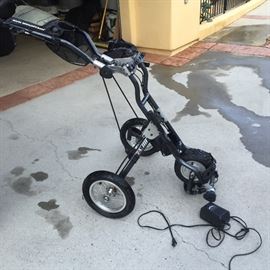 24 volt electric golf push cart 