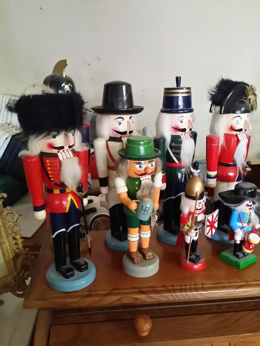 Wooden nut cracker collection