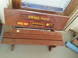 mini Children bench, too cute