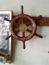 decorative ships wheel