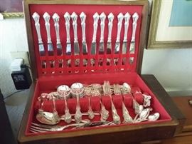 silver nickel dinner set