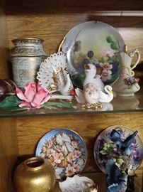 Collector plates, vases and bowls, and accessories