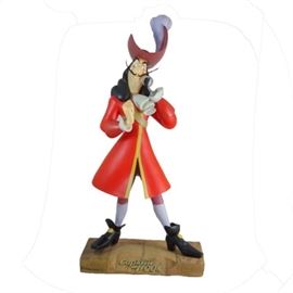Large Disney Big Figs "Captian Hook" Figurine on Stand, Hand Painted and Made of Heavy Composite Material
Condition: Very good, no damage
Shipping: Yes
Size: 28.5" with stand