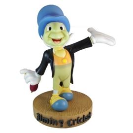 Large Disney Big Figs "Jiminy Cricket" Figurine on Stand, Hand Painted and Made of Heavy Composite Material
Condition: Very good, no damage
Shipping: Yes 